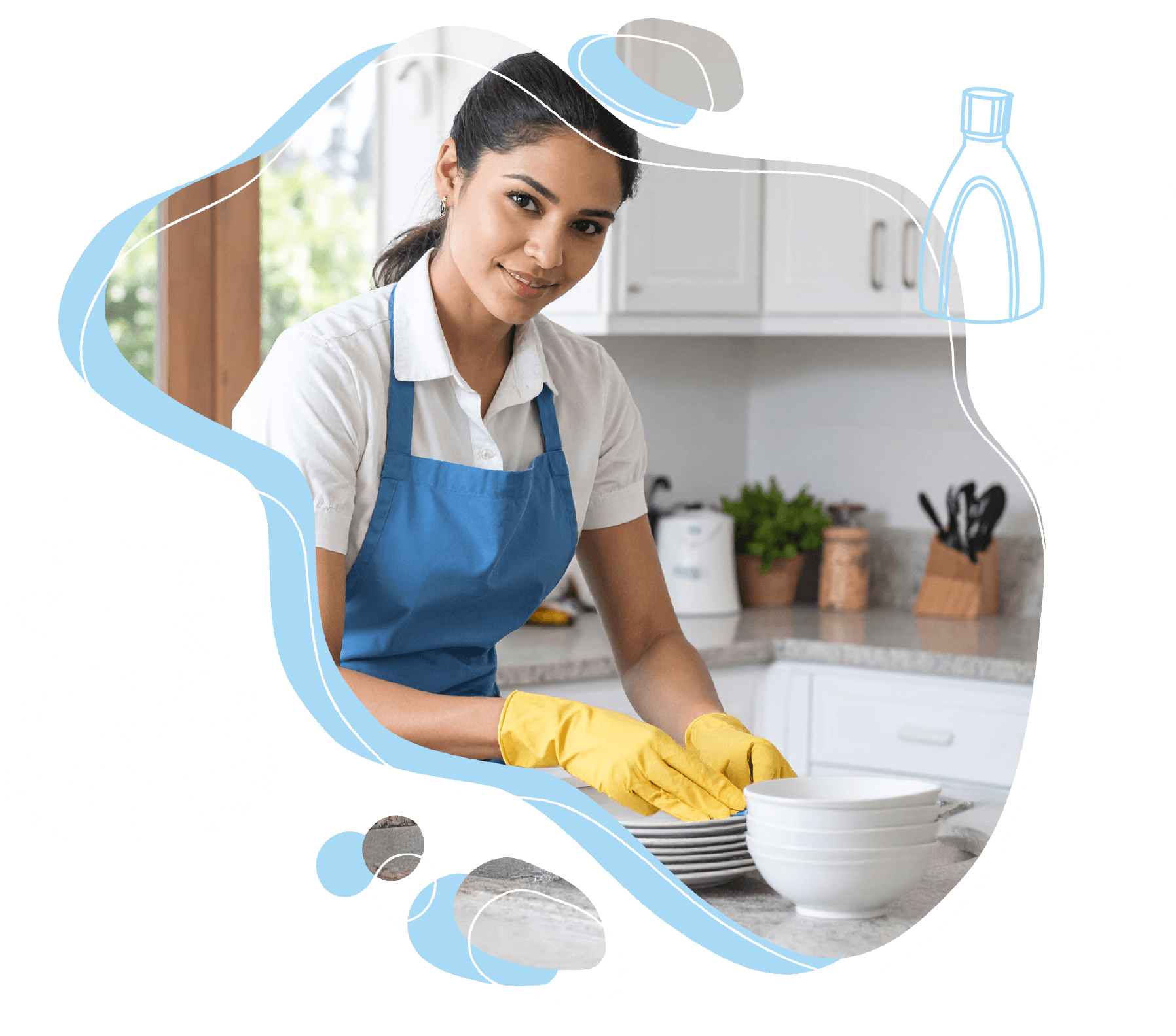 Professional house cleaning service - detailed kitchen and home cleaning in Durham Region